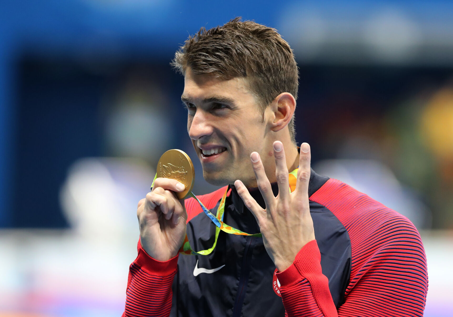 2016: Michael Phelps wins fourth gold in Rio, 13th overall